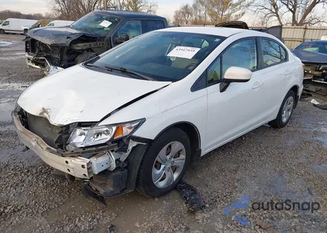 2015 Honda Civic Lx z USA, uszkodzony, nr VIN 19XFB2F54FE111024